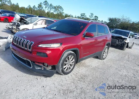 2015 Jeep Cherokee Limited z USA, uszkodzony, nr VIN 1C4PJLDB7FW701567